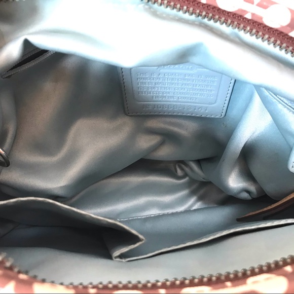 Coach Leah Optic Art Coated Canvas Small Crossbody and Clutch - Picture 8 of 13